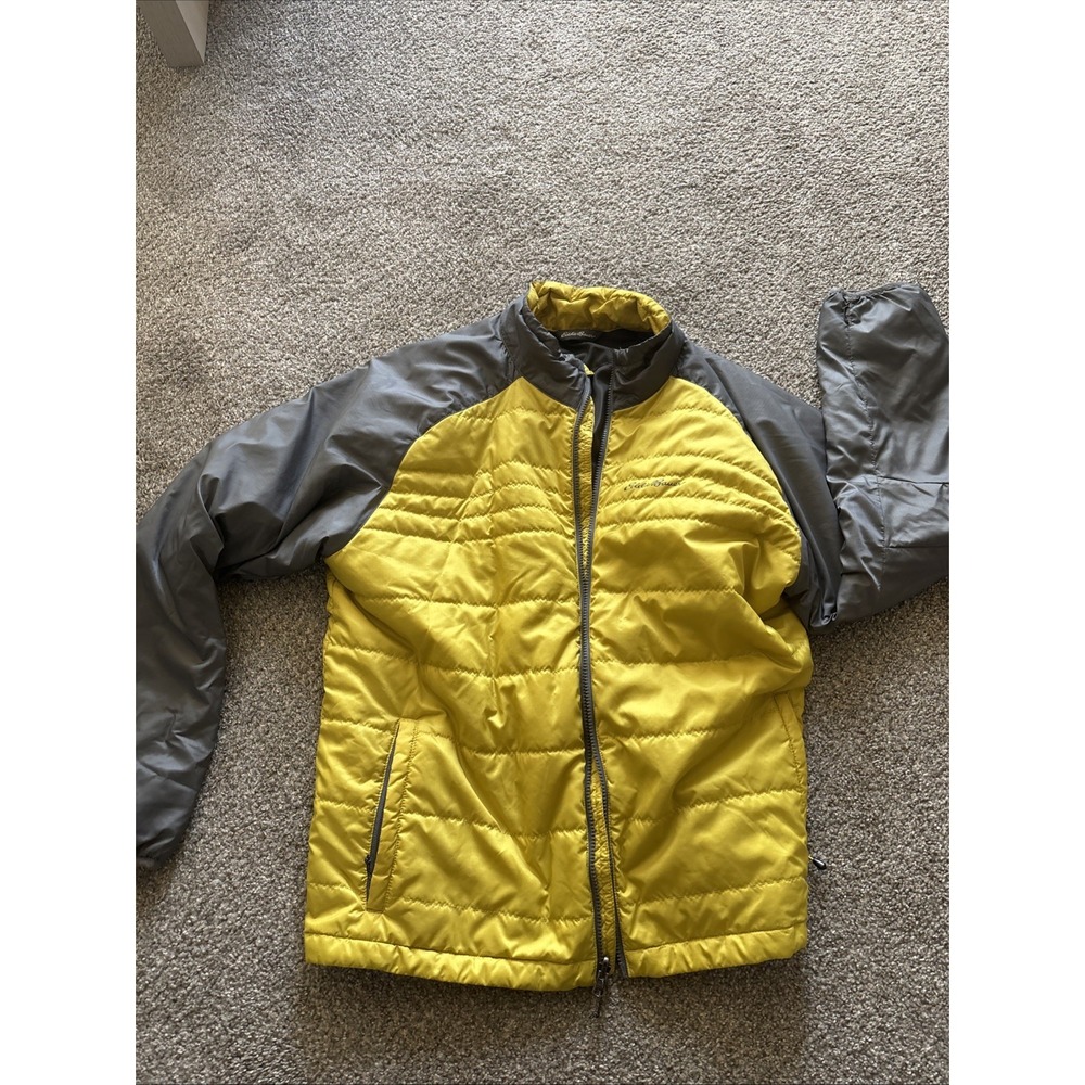 Adults Yellow‎ & Grey Eddie Bauer Jacket Size XL